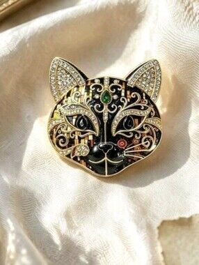 Kitty Cat Brooch NEW